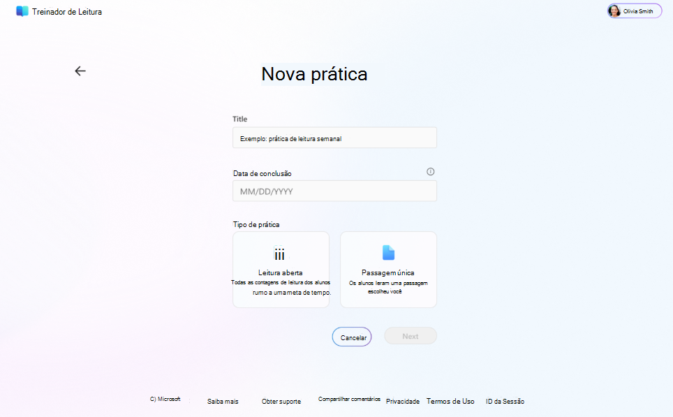 nova prática