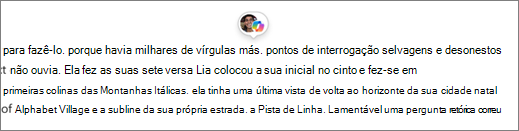 As Páginas Copilot identificam o autor e o Copilot