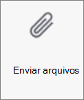 Botão Enviar arquivos no OneDrive para Android