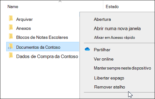 Remover Atalho do OneDrive no Explorador de Arquivos