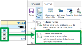 Tarefas Selecionadas