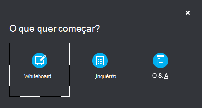 Clique em Quadro de Comunicações
