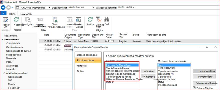 Captura de ecrã sobre como fazer alterações a um documento