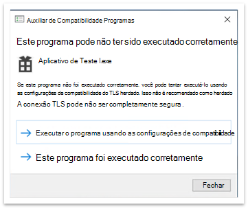 Program Compatibility Assistant popup after closing application