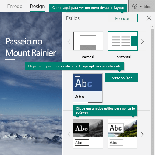 Opções de estilo no Sway