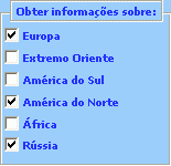 Exemplo de um controlo de caixa de verificação ActiveX