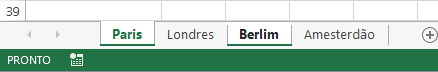 Os separadores Paris e Berlim foram clicados.
