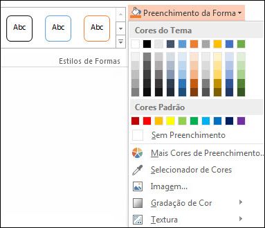 Comando Preenchimento da Forma