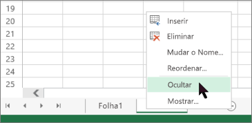 Mostrar várias folhas ao mesmo tempo