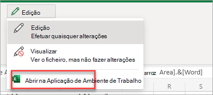 Abre a aplicação no ambiente de trabalho