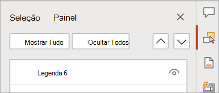 Mostra o Painel com Separadores do PowerPoint