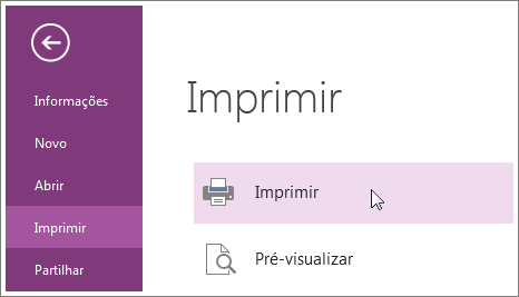 Imprimir uma página das suas notas no OneNote para Windows | Microsoft ...