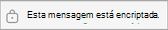 Esta mensagem está encriptada