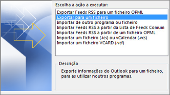 Exportar ficheiro