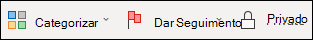 Adicionar um sinalizador de categoria ou seguimento