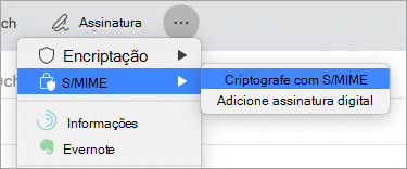 Encriptar com S/MIME