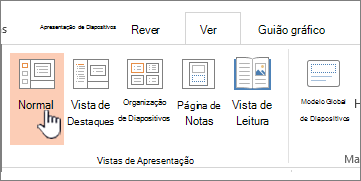 Ver friso com Normal realçado