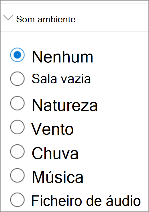 IU de som ambiente