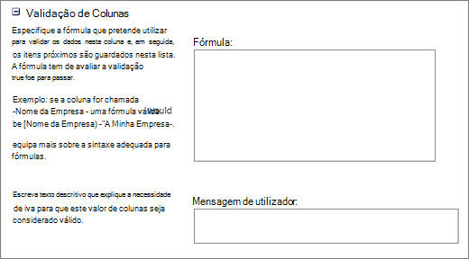 captura de ecrã de column-validation-formula