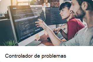 Imagem de mosaico da lista Controlador de Problemas