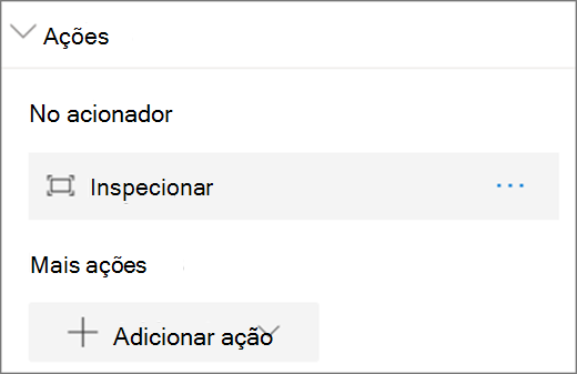 Opções de objeto