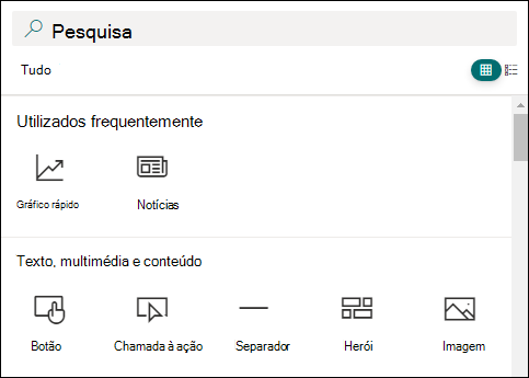 Botão Adicionar à página