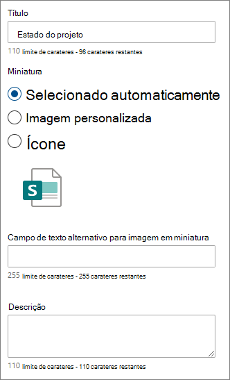 Opções para uma ligação rápida individual
