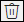 lixo Pré-visualizar do ícone de caixote do lixo para peças Web.