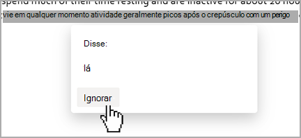Palavra marcada sugerida pelo ditado.
