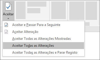 Aceitar todas as alterações