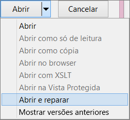 Open and Repair