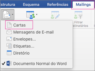cartas de formulário