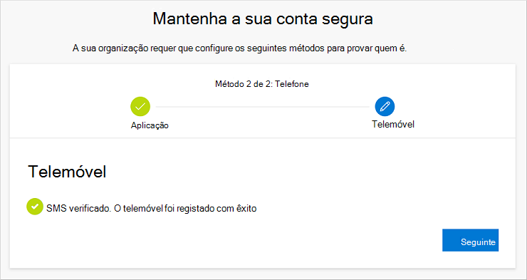 Notificação de êxito