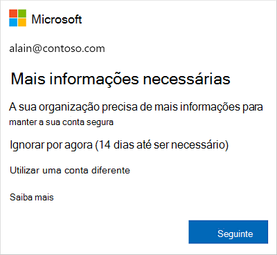 Pedido para pedir mais informações