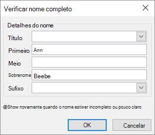 Selecione OK.