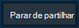 Botão Parar Apresentação