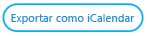 Botão Exportar como iCalendar