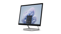 Mostra o Surface Studio 2+ aberto e pronto para utilização.