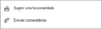 Enviar e sugerir comentários