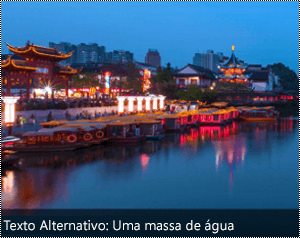 Uma imagem com texto alternativo gerado automaticamente na borda inferior da imagem no Word para Windows.