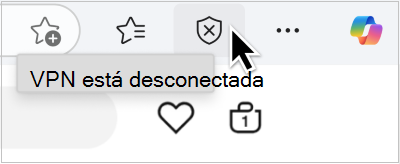 Captura de ecrã pf VPN desligada