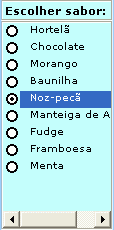 Exemplo de controle de caixa de listagem ActiveX