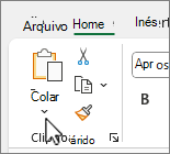 Colar seta para baixo
