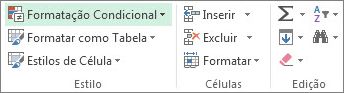 Formatação Condicional