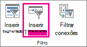 Inserir Linha do Tempo na guia Análise