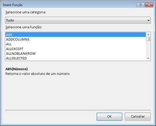Inserir Função