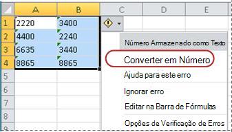 Comando Converter em Número