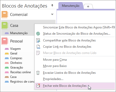 Você pode fechar um notebook se não precisar mais usá-lo.