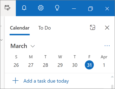 Meu Dia no novo Outlook para Windows