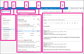 E-mail no Outlook Web App
